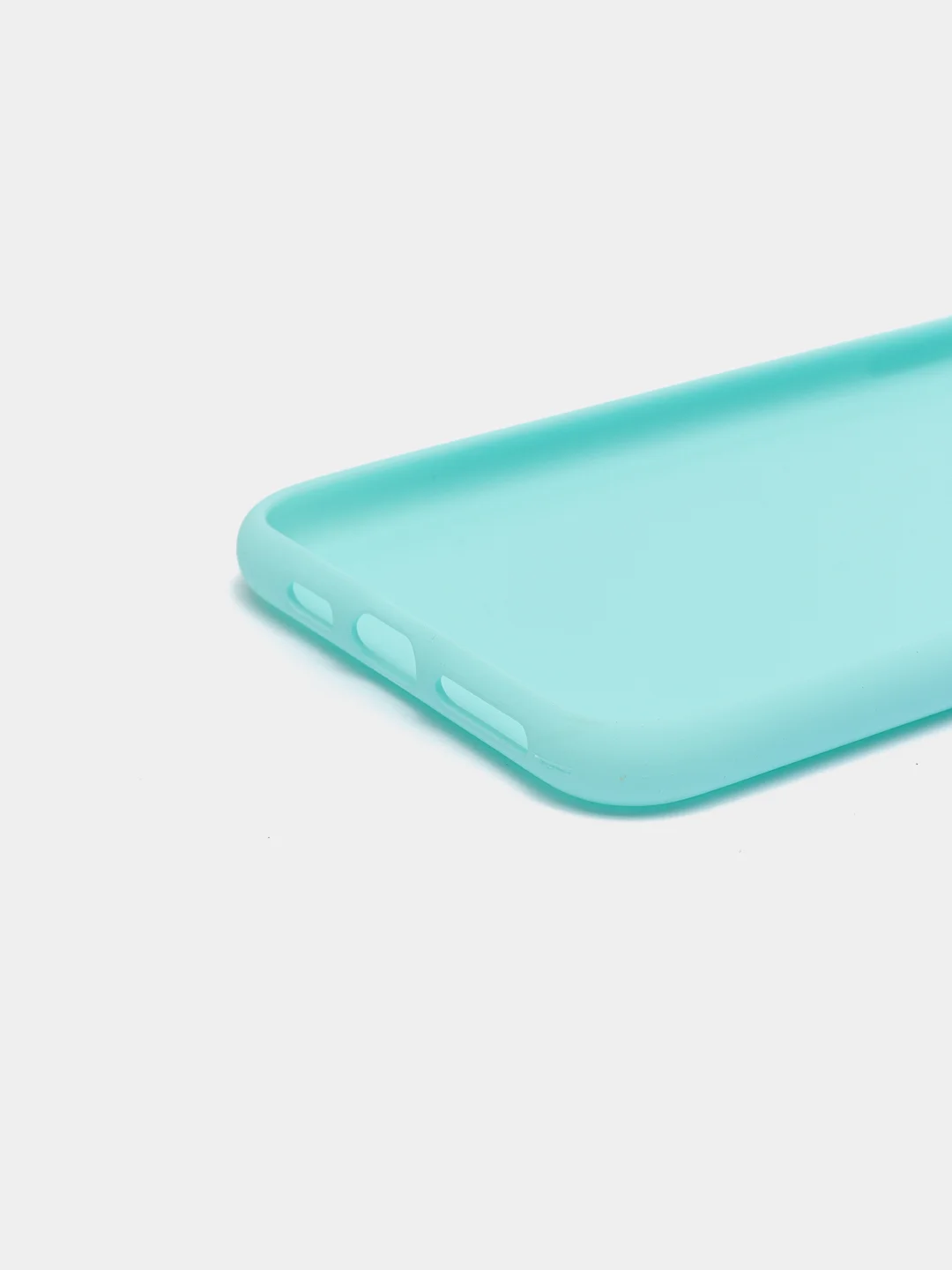 Бирюзовый apple iPhone 11 Pro Max чехол силиконовый с логотипом