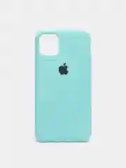 Бирюзовый apple iPhone 11 Pro Max чехол силиконовый с логотипом