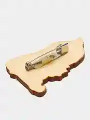 Значок деревянный по аниме