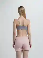 Розовый шорты женские спортивные на резинке