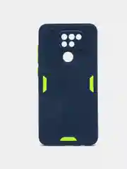 Синий усиленный силиконовый чехол для Xiaomi Redmi 10X