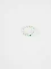 Кольцо из бисера "Сердце"
