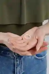 Кольцо из бисера "Сердце"