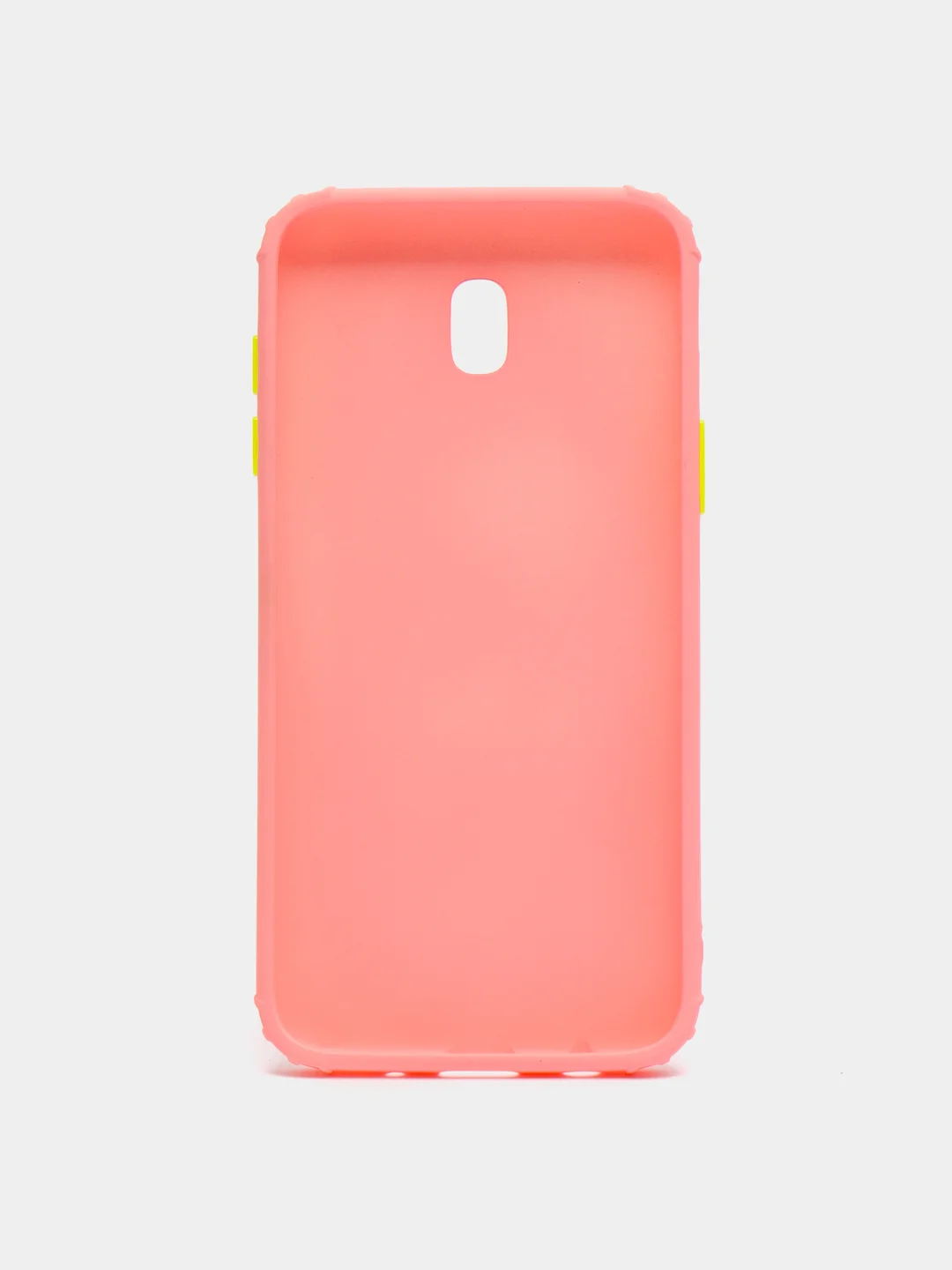Розовый чехол Samsung Galaxy J5 2017 (SM-J530) силиконовый противоударный с усиленными углами