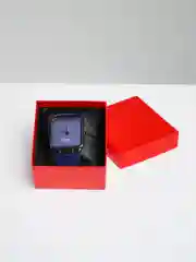 Синий меланж женские наручные часы с коробкой