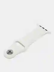 Белый силиконовый ремешок для смарт часов Apple Watch, силиконовый браслет