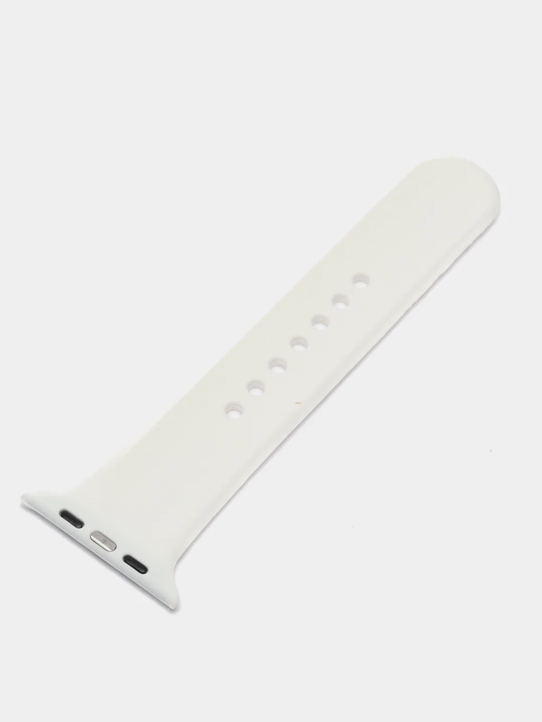 Белый силиконовый ремешок для смарт часов Apple Watch, силиконовый браслет