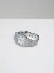 Белый часы женские наручные Patek Philippe, с коробкой