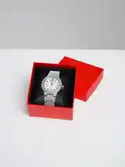 Белый часы женские наручные Patek Philippe, с коробкой