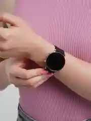 Черный электронные женские часы