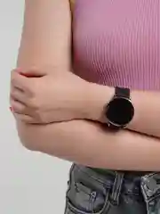 Черный электронные женские часы