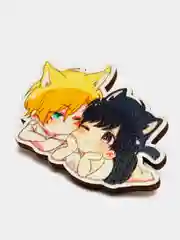 Значок деревянный по аниме "Банановая рыба" (Banana Fish)