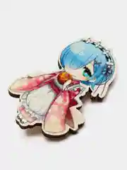 Значок деревянный по аниме "Re:Zero. Жизнь с нуля в альтернативном мире"
