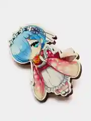 Значок деревянный по аниме "Re:Zero. Жизнь с нуля в альтернативном мире"