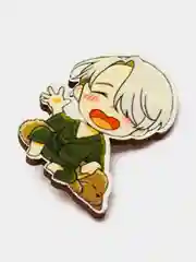 Значок деревянный по аниме "Юри на льду" (Yuri on Ice)