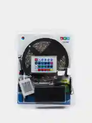 Светодиодная лента с пультом  длина 5 метров LED 5050smd 12v-60 rgb5 подсветка