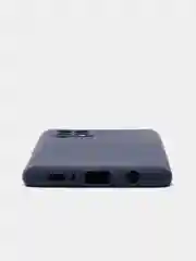 Темно-синий чехол Silicone Cover для Samsung Galaxy A12 / M12 силиконовый