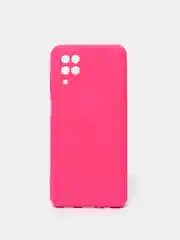 Фуксия чехол Silicone Cover для Samsung Galaxy A12 / M12 силиконовый