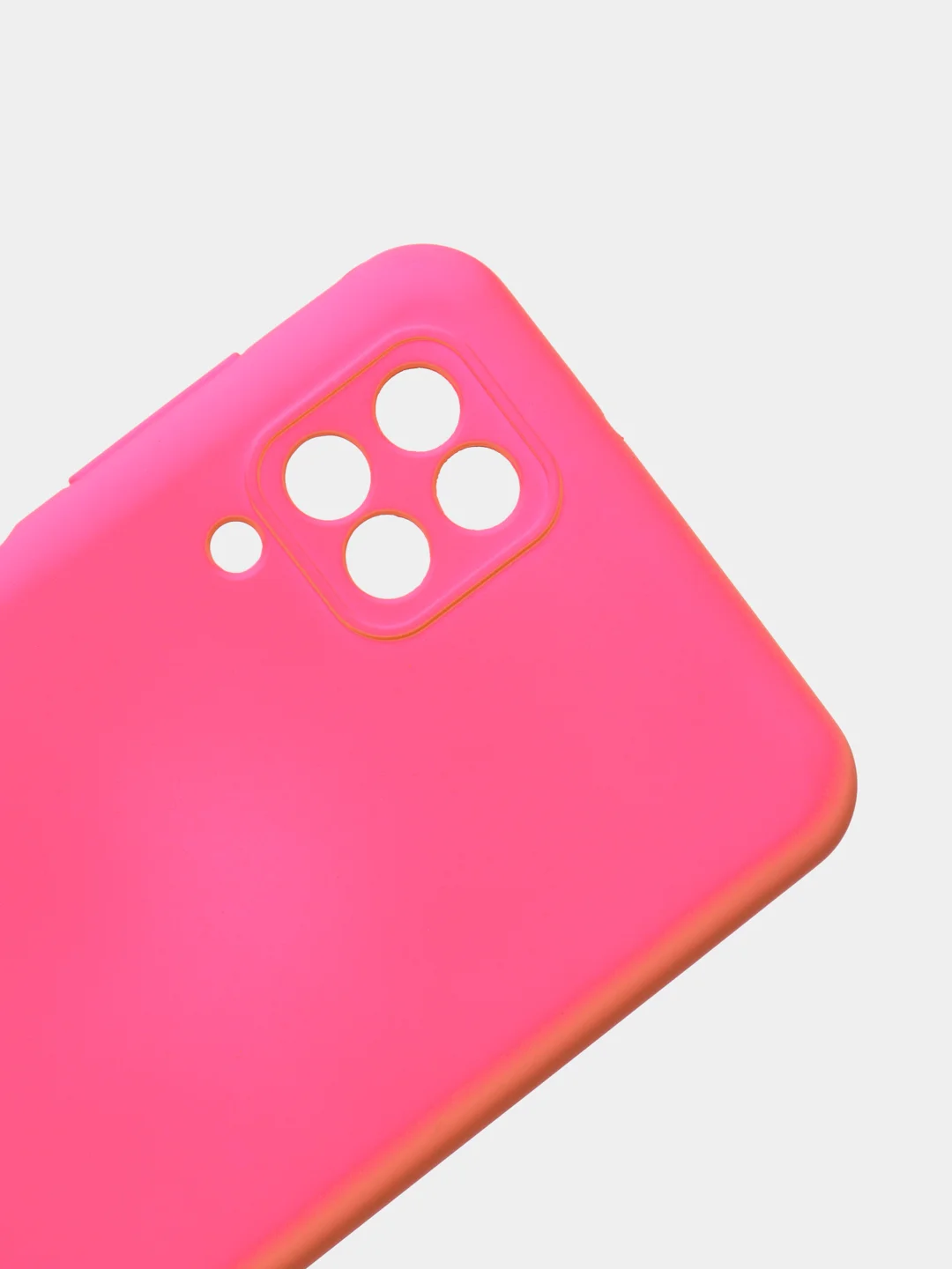 Фуксия чехол Silicone Cover для Samsung Galaxy A12 / M12 силиконовый