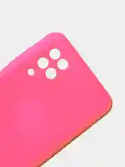 Фуксия чехол Silicone Cover для Samsung Galaxy A12 / M12 силиконовый
