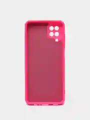 Фуксия чехол Silicone Cover для Samsung Galaxy A12 / M12 силиконовый