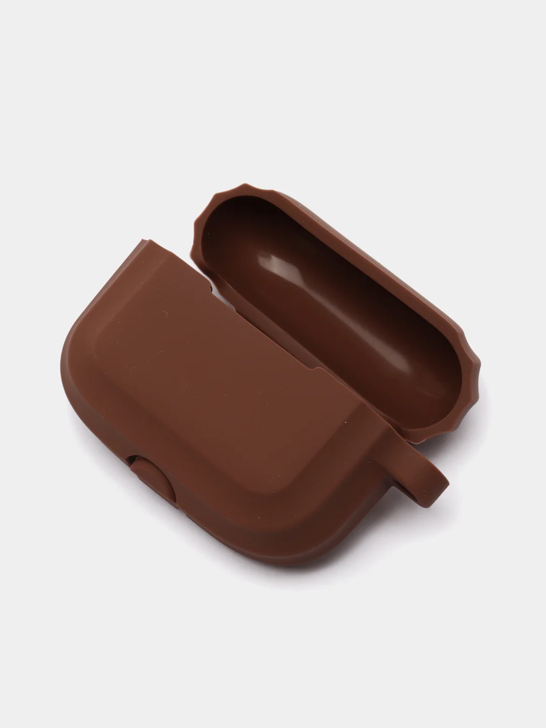 Коричневый силиконовый чехол для наушников AirPods Pro, AirPods Pro 2, AirPods 3