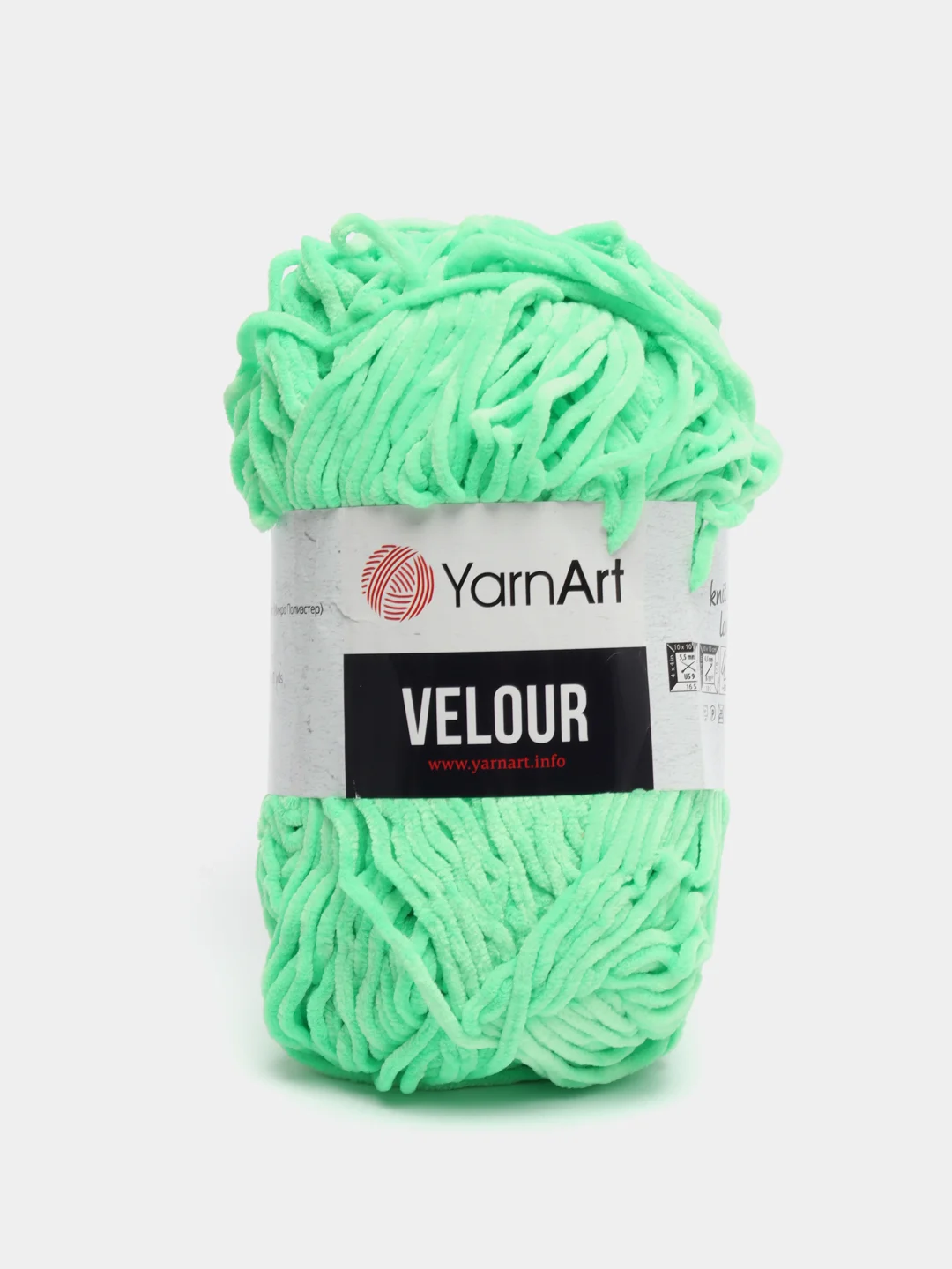 Лайм пряжа YarnArt Velour, 100% микрополиэстер, 100 г/170 м