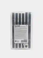 Набор маркеров для скетчинга TERSO Black Pastel, 12 цветов