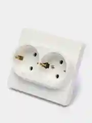 Розетка Inspiria 16А 250В 2х2P+E, немецкий стандарт, белый