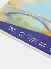 Холст на картоне BRAUBERG ART "CLASSIC", 25х35 см, грунтованный, 100% хлопок, мелкое зерно, 190620