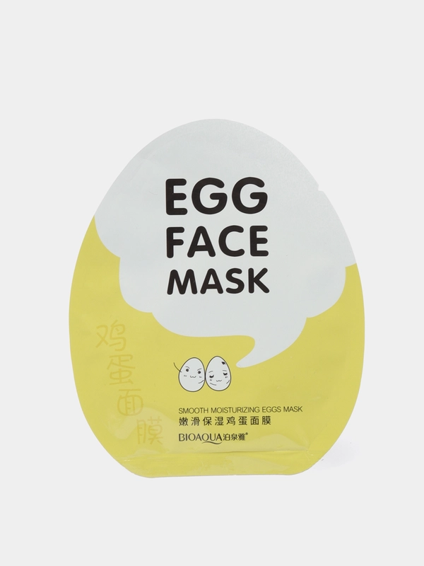 Тканевая маска с экстрактом яичного желтка Egg face mask