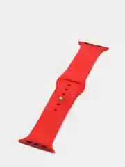 Красный силиконовый ремешок для смарт часов Apple Watch, силиконовый браслет