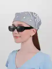 Серый бандана
