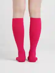 Фуксия высокие компрессионные гольфы