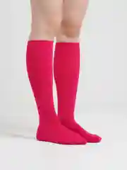 Фуксия высокие компрессионные гольфы
