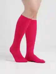 Фуксия высокие компрессионные гольфы