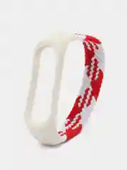 Алый ремешок матерчатый, для Xiaomi Mi Band 3, 4, 5, 6, 7