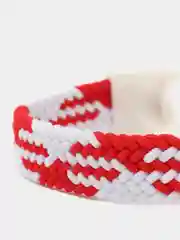 Алый ремешок матерчатый, для Xiaomi Mi Band 3, 4, 5, 6, 7