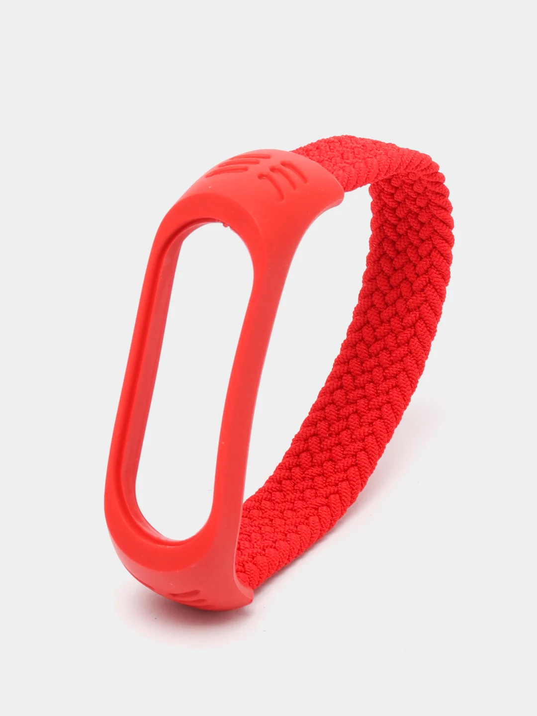 Красный ремешок матерчатый, для Xiaomi Mi Band 3, 4, 5, 6, 7
