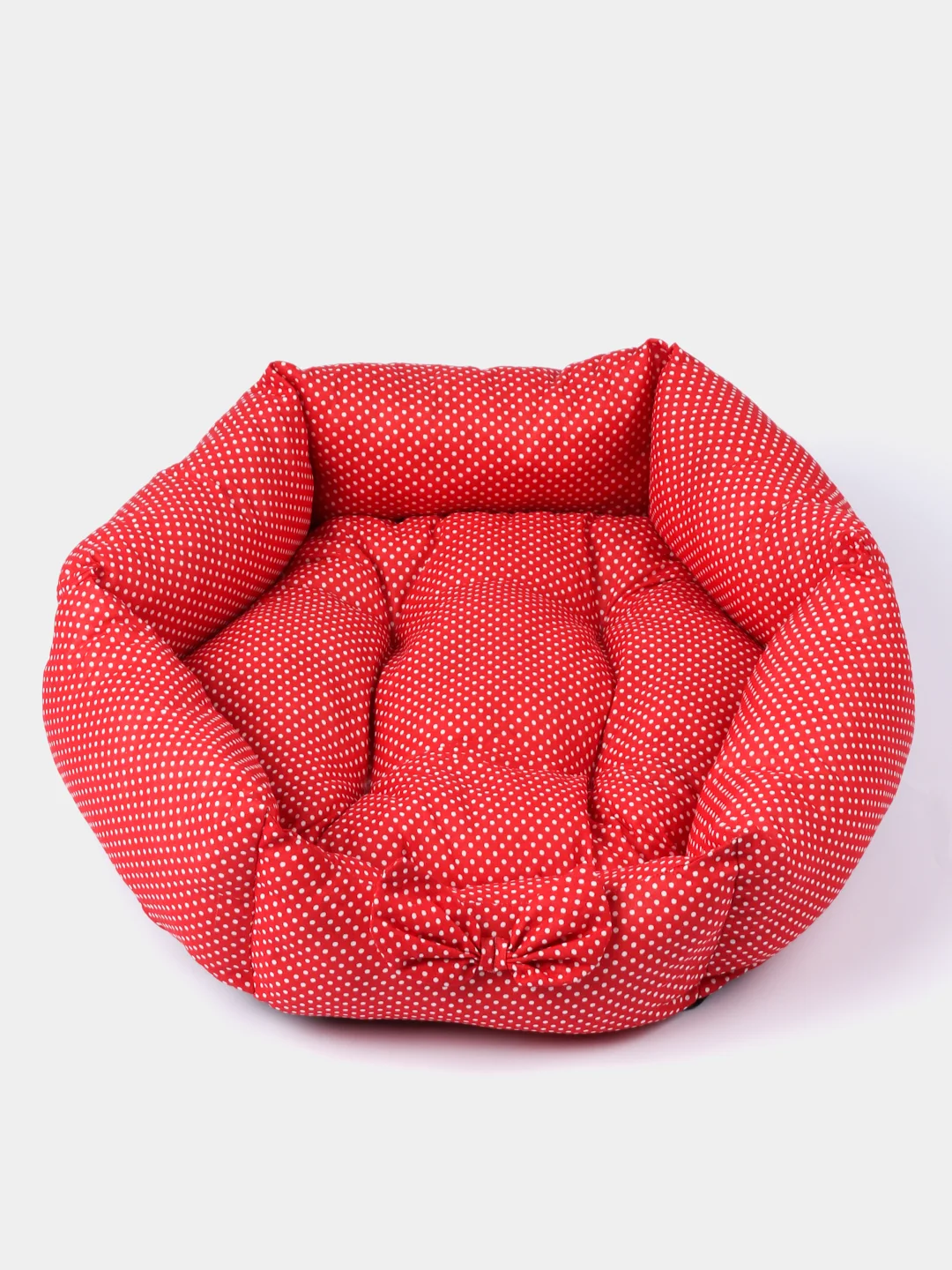 Красный лежанка Клампи "Комфорт" для кошек и собак, 55 x 55 х 19
