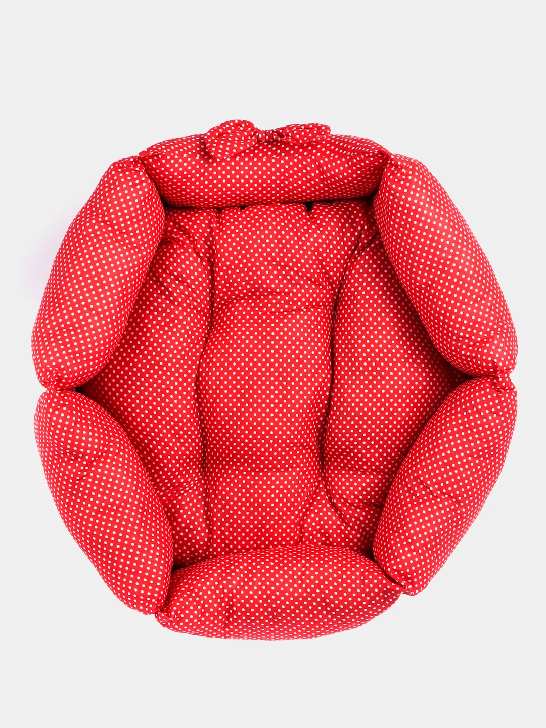 Красный лежанка Клампи "Комфорт" для кошек и собак, 55 x 55 х 19