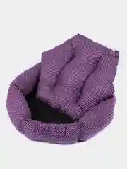 Фиолетовый лежанка Клампи "Комфорт" для кошек и собак, 55 x 55 х 19