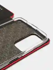 Красный чехол-книжка для Xiaomi Poco M4 Pro 5G, Сяоми Поко М4 Про 5G