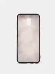 Силиконовый глянцевый с рисунком чехол Samsung J6 18