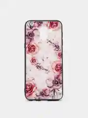 Силиконовый глянцевый с рисунком чехол Samsung J6 18