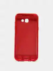 Пластиковый 360 со стеклом чехол  Samsung A7 17
