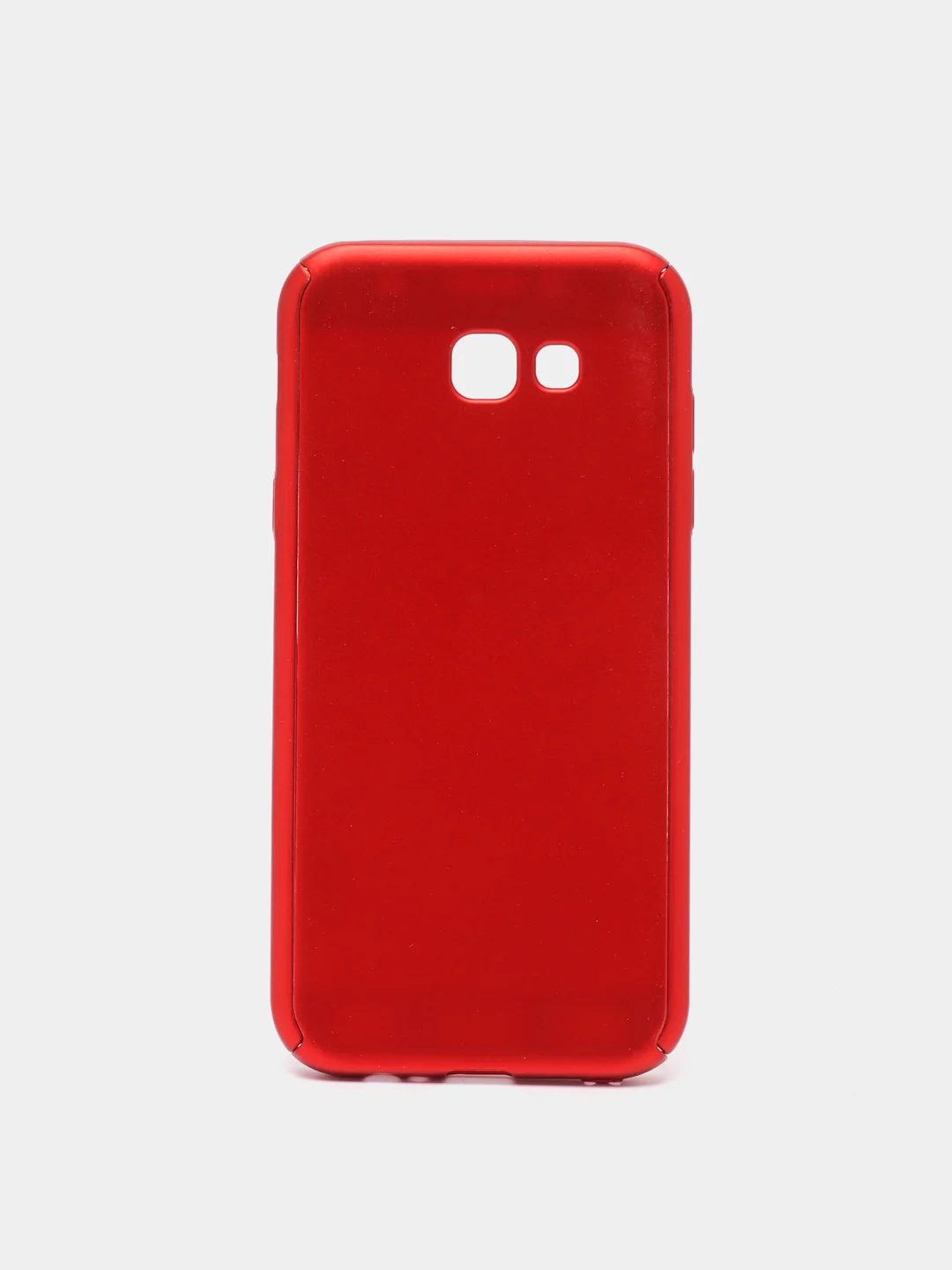 Пластиковый 360 со стеклом чехол  Samsung A7 17