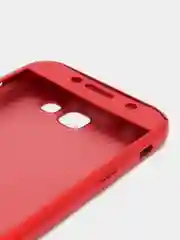 Пластиковый 360 со стеклом чехол  Samsung A7 17