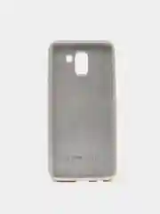 Золотой матовый силиконовый чехол Samsung J6
