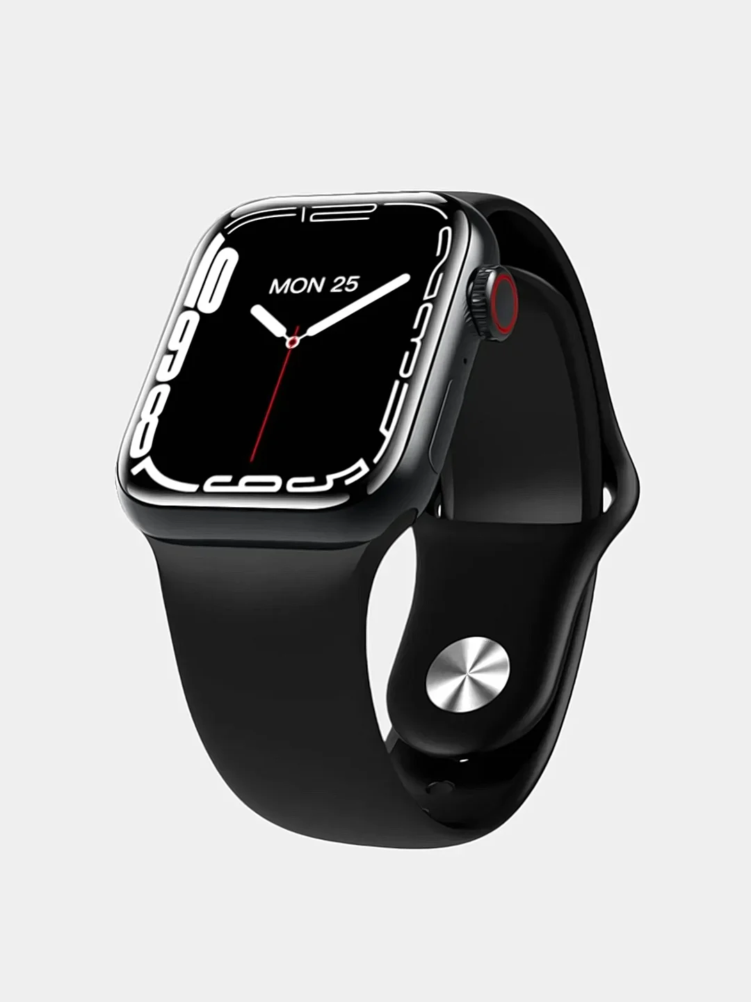 Черный умные смарт часы DT7 No.1 Mini Smart Watch, 41мм